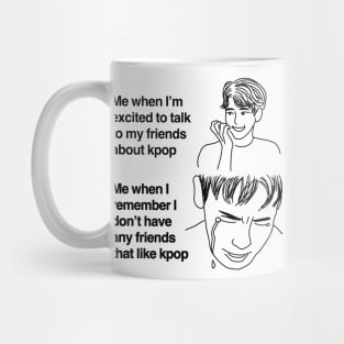 Excited about Kpop (Small Design) Mug